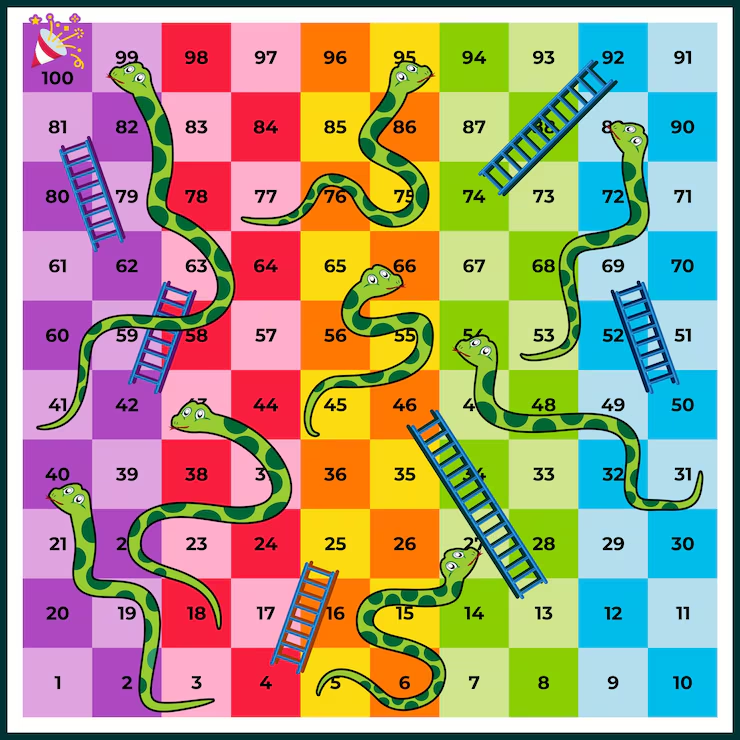 Snake and Ladder board preview